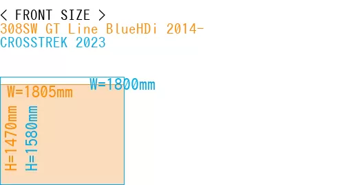 #308SW GT Line BlueHDi 2014- + CROSSTREK 2023